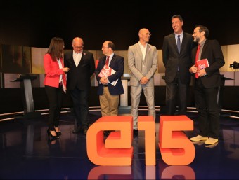 Els cap de llista de les candidatures del 27-S, al debat de TV3 ANDREU PUIG