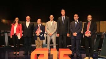 Els candidats al 27-S en el debat de TV3 de diumenge passat ANDREU PUIG