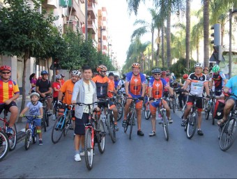 Activitat de ciclopasseig celebrada el diumenge 20 de setembre. EL PUNT AVUI