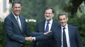 Garcia Albiol, Rajoy i Sarkozy, aquest divendres a Barcelona EFE