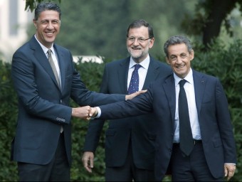 Garcia Albiol, Rajoy i Sarkozy, aquest divendres a Barcelona EFE