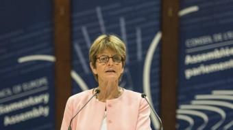 Anne Brasseur, presidenta de l'Assemblea Parlamentària del Consell d'Europa, aquest dilluns a Estrasburg EFE