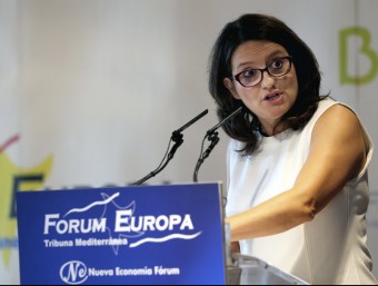 La vicepresidenta del Consell, Mónica Oltra. AGÈNCIES