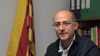 Albert Gómez, ahir, al seu despatx de l'Ajuntament de Palafrugell E.A