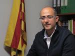 Albert Gómez, ahir, al seu despatx de l'Ajuntament de Palafrugell E.A