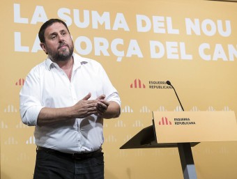 El president d'ERC, Oriol Junqueras, al Consell Nacional d'Esquerra JOSEP LOSADA