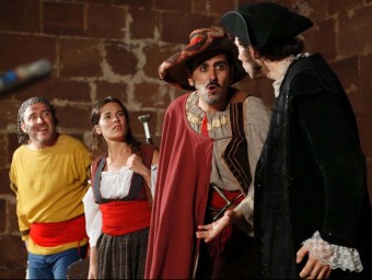 Una imatge de les representacions a la Fira d'Alcover EPN