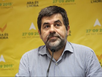 Jordi Sànchez, en una compareixença després del 27-S a la seu de l'ANC ELISABETH MAGRE