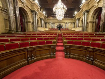 L'hemicicle del Parlament de Catalunya ALBERT SALAMÉ
