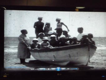 Fotograma d'una de les filmacions del fons Alcina de Torredembarra EL PUNT AVUI