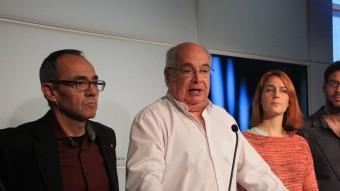 Lluís Rabell durant la roda de premsa de Catalunya Sí Que es Pot ACN