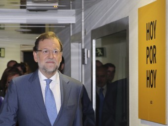 El president espanyol a la seu de la Cadena Ser EFE