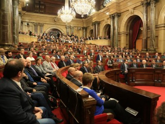 Una imatge de la constitució del nou Parlament, el 26 d'octubre passat ANDREU PUIG