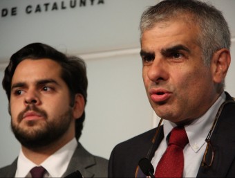Carlos Carrizosa i Fernando de Páramo, dipuats de Cs, aquest dilluns al Parlament ACN