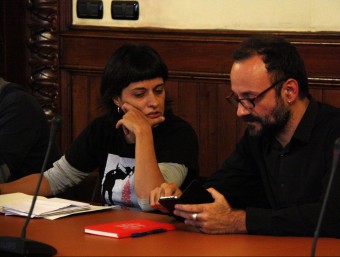 Els diputats de la CUP Anna Gabriel i Benet Salellas, en una imatge recent