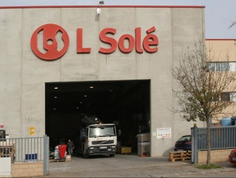La façana de l'empresa LSolé, de Massanes, en una imatge d'arxiu. LLUÍS SERRAT