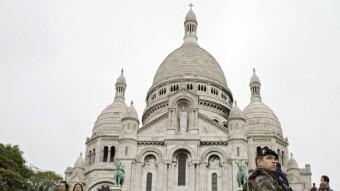 Soldats al Sagrat Cor de París EFE