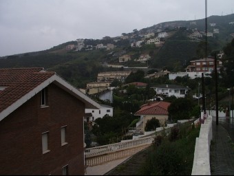 Imatge d'arxiu d'una urbanització d'Alella on es concentren bona part dels robatoris a domicilis