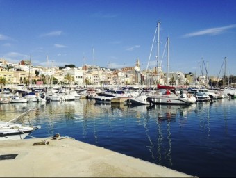 Una imatge d'arxiu del port del Masnou, des d'on va sortir el veler que va quedar durant sis hores a la deriva ADELA GENÍS