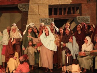 Una escena de les representacions dels Pastorets de la Sala Cabanyes. CLARA DE RAMON