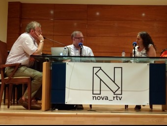 Una anterior tertúlia radiofònica organitzada per Nova RTV. P. ANAYA