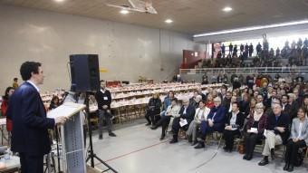 Acte de celebració, ahir a Montgat, del vintè aniversari de les activitats del Projecte Home ORIOL DURAN