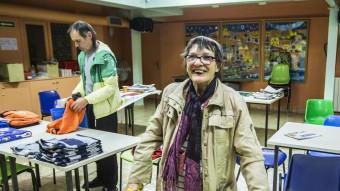 Gemma Culla, que va viure durant anys d'alberg en alberg, al centre obert de la Fundació Arrels on participa en diferents activitats, a més de formar part de l'equip directiu JOSEP LOSADA