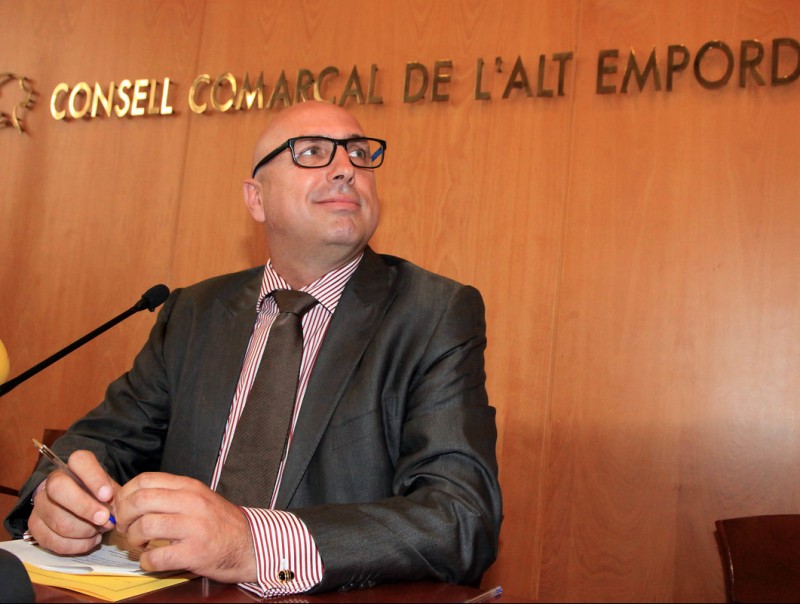 Ferran Roquer , president del Consell Comarcal de l'Alt Empordà JOAN SABATER