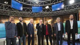 El debat que es va celebrar ahir a 8TV amb la participació dels set candidats JOAN LOSADA