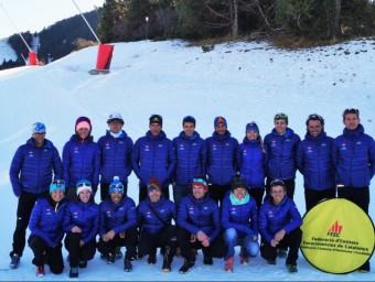 La selecció catalana, amb esquiadors i tècnics, diumenge a la Molina FEEC