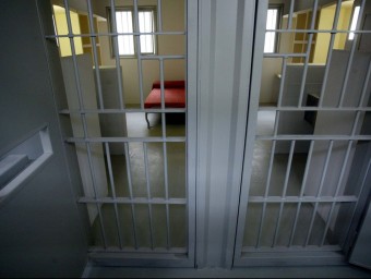 Una cel·la a la presó Brians 2, situada a Sant Esteve Sesrovires, inaugurada el 2007 G. MASSANA/ ARXIU