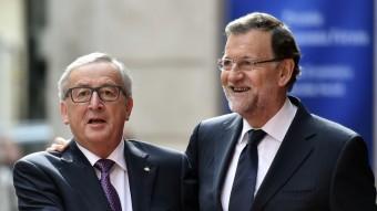 Juncker i Rajoy en una imatge da'quest octubre AFP