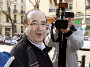 Miquel Iceta, aquest dilluns a Madrid EFE