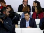 El secretari general del PSOE, Pedro Sánchez, ahir al comitè federal del PSOE REUTERS