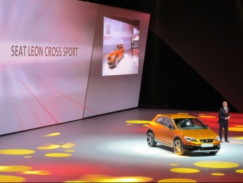 Expositor de Seat en el darrer Saló de l'Automòbil de Frankfurt EP