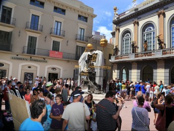 Cues al Teatre-Museu Dalí de Figueres, l'agost passat MANEL LLADÓ
