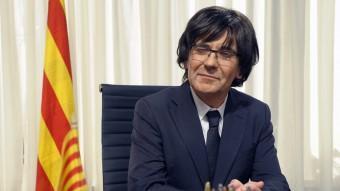 Queco Novell ‘torna a ser president' ara amb Puigdemont. MOVISTAR+/ TV3