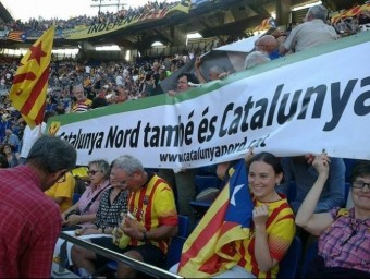 Pancarta de l'ANC de la Catalunya Nord CNXI