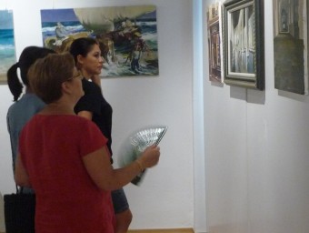 Mostra pictòrica penjada a la Sala Rafael Calduch durant l'estiu de 2011. ESCORCOLL