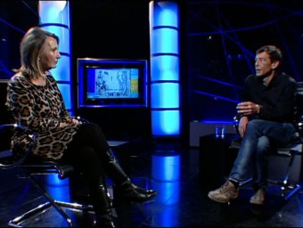 Mont Plans talking to Neil Stokes on El Punt Avui TV. /  ARCHIVE