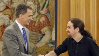 Iglesias s'ha reunit amb Felip VI aquest dilluns EFE