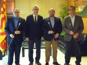 El pacte de govern amb el PP i UDC a Tarragona CARINA FILELLA