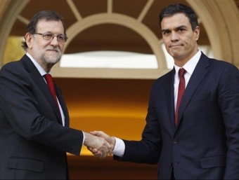 Mariano Rajoy i Pedro Sánchez en una imatge d'arxiu EP