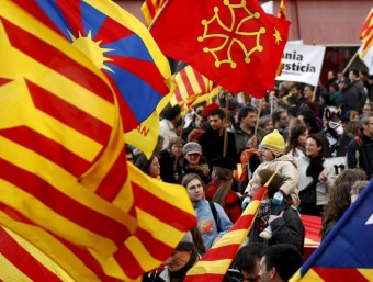 Imatge d'arxiu d'una manifestació del 7 de novembre, Diada de Catalunya Nord.