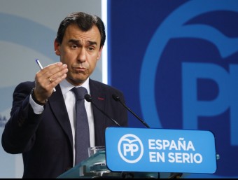 Fernando Martínez-Maíllo, vicesecretari d'Organització del PP, aquest dilluns a la seu del partit EFE