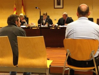 L'acusat durant el judici, celebrat el 27 de gener a la secció 3ª de l'Audiència de Girona G.P
