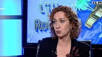 Ester Capella, diputada d'ERC, aquest dilluns a ‘L'Illa de Robinson'