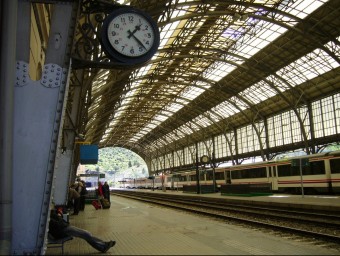 Estació de tren de Portbou ARXIU