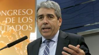 Francesc Homs, ahir dimarts al Congrés dels Diputats