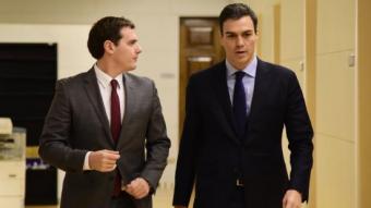 Pedro Sánchez i Albert Rivera